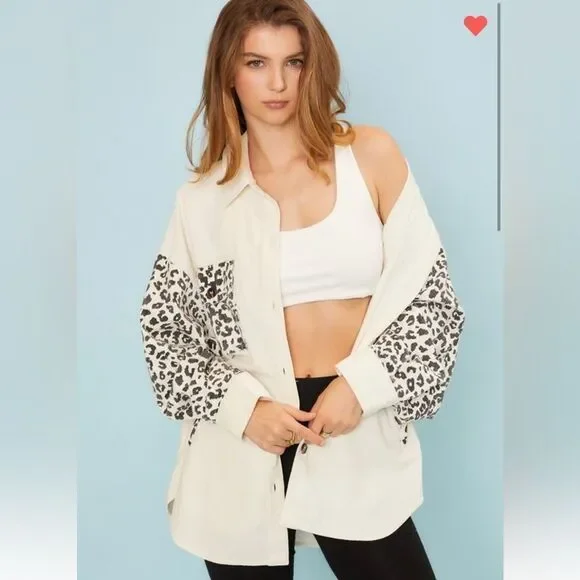 Leopard Shacket - Picture 1 of 6